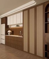 Meuble de rangement multifonctionnel en bois massif de style nordique, durable et très demandé, pour salon et cuisine