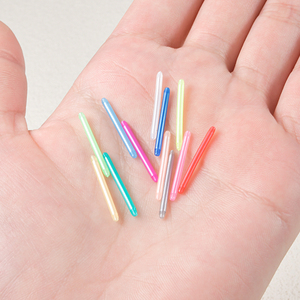 Barra <span class=keywords><strong>de</strong></span> Acrílico Curvada Trasera, Accesorios <span class=keywords><strong>para</strong></span> <span class=keywords><strong>Piercing</strong></span> <span class=keywords><strong>de</strong></span> Ceja, Ombligo, Nariz, Pezón, Lengua, 8/12 Unidades, 14G - Product Image 2