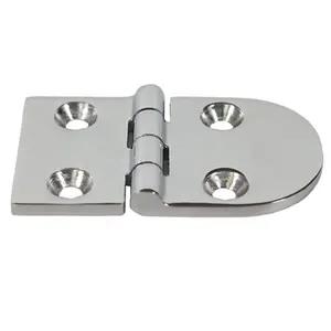 Best Selling 316 Stainless Steel Mirror Polished Hatch Boat Folding Hinge For Doors Casting for Ship