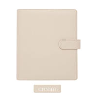 Carnet de voyage à feuilles mobiles en similicuir format A5, planificateur de budget pour argent liquide, avec reliure à anneaux dorés (3 ou 6 anneaux), pour femmes et jeunes filles