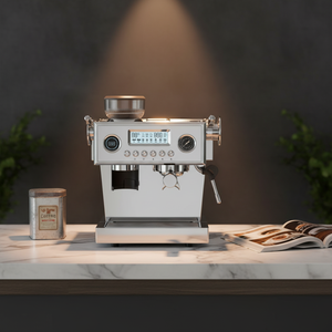 Machine à café expresso professionnelle intelligente de haute qualité avec <span class=keywords><strong>broyeur</strong></span>, auto-nettoyante, pour usage commercial en café - Product Image 4