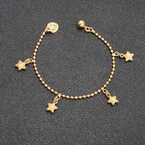 Bracelet en laiton plaqué or 24 carats en forme de cœur, unisexe, vente en gros JXX, pour les occasions d'anniversaire - Product Image 4