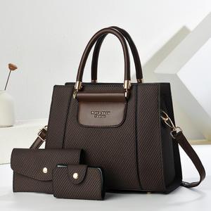 Conjunto de Tres Piezas de Bolsos de Mano para Mujer, Estilo Europeo y Americano 2025, Gran Capacidad - Product Image 3