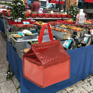 กระเป๋าเก็บความร้อนอลูมิเนียมฟอยล์ขนาดใหญ่พิเศษ รุ่นท็อปวัน ลายสั่งทำ สำหรับงานจัดเลี้ยงและส่งอาหาร - Product Image 3