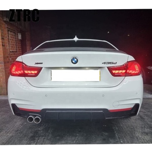 For 4 Series F36 4Door Gran Coupe P Style Real Carbon Fiber Rear Spoiler Trunk Wing 2014-2019 - Product Image 2