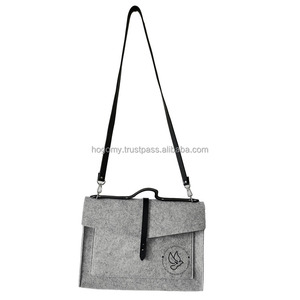 Portable Multi-Purpose 11 13 14 15 15.6 Inch <b>Computer</b> Messenger Carry <b>Bag</b> Felt Laptop Sleeve Case <b>Bag</b> - Product Image 5