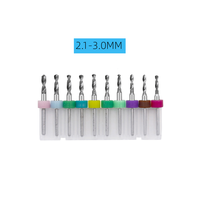 Kit de Brocas para Placas de Circuito Impreso, Broca de Acero de Tungsteno Mini, Se Utiliza para Limpiar las Boquillas de Impresoras 3D, para Placas de Circuito e Impresión 3D
