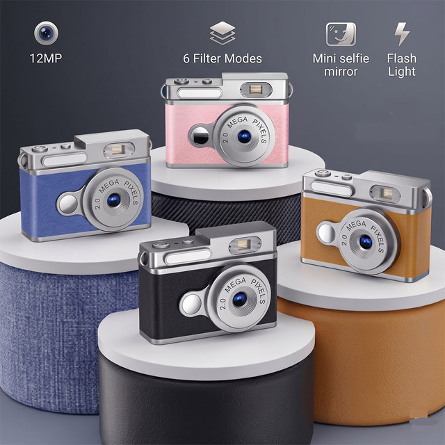 Small Camera S12 Children 2K Kids Camera HD Toys for Children Birthday Gift
