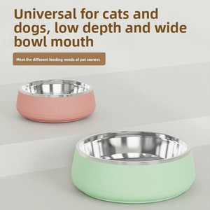 Best Selling 304 Food Grade Stainless Steel <strong>Pet</strong> Food Utensils <strong>Durable</strong> <strong>Bowls</strong> Large Mouthed cat and Dog <strong>Pet</strong> <strong>Bowls</strong> - Product Image 5