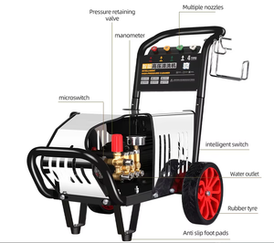 LORDMATE Nouvelle <span class=keywords><strong>Machine</strong></span> de Lavage de Voiture Électrique à Haute Pression 2000-3000W avec Pompe Triplex et Pression Réglable pour <span class=keywords><strong>Nettoyage</strong></span> à l'Eau Froide - Product Image 5