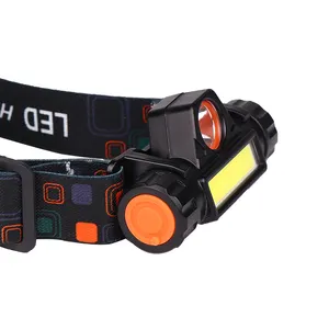 Faro <span class=keywords><strong>LED</strong></span> <span class=keywords><strong>a</strong></span> 120 Gradi per Corsa e Campeggio, 1000 Lumen, Ricaricabile USB, Lampada Frontale COB Multifunzione ad Alta Luminosità - Product Image 2