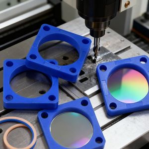 Tùy chỉnh <span class=keywords><strong>CNC</strong></span> gia công phay dịch vụ cho thép không gỉ rỗng Spacer nhựa và phần cứng gắn kết cơ sở - Product Image 3