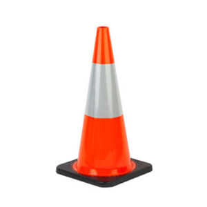 28 màu Đỏ phản chiếu PVC giao thông nón với nhấp nháy ánh sáng cho xây dựng khu & đường cao tốc - Product Image 5