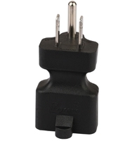 Adaptateur d'alimentation US Standard NEMA 5-15P vers 5-20R, 15A Mâle 20A Femelle, Connecteur à Lame en T, Certifié CE ROHS pour Usage Industriel et de Bureau