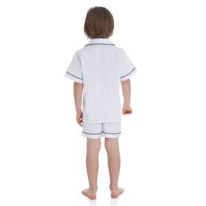 <span class=keywords><strong>Pigiama</strong></span> da 2023 donna in morbido <span class=keywords><strong>cotone</strong></span> bianco con stampa traspirante per bambini - Product Image 3