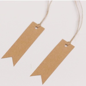 Papel especial de marca personalizado, tamaño privado, fabricación colgante de ropa, diseño simple, papel impreso, etiqueta de cartón - Product Image 2