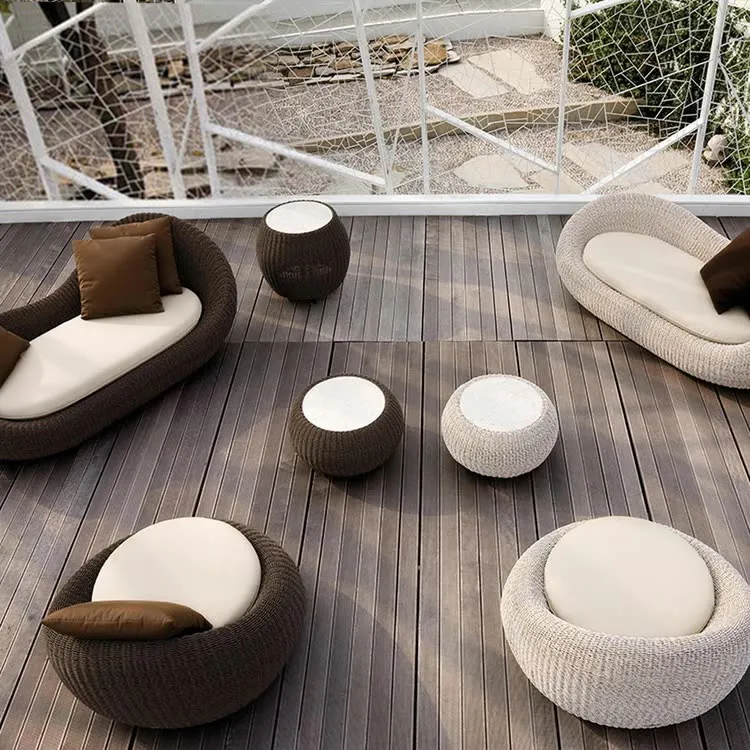 Hot Sell Outdoor Garden Furniture Sofa Set Rattan Wicker Sofas