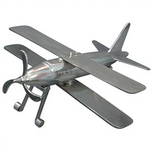 Handcrafts Airplane Model Aircraft Decorative Object Diecast Aluminium Decorative Non RC Kids Playing <b>Toy</b> Airplane Model Latest - Product Image 1