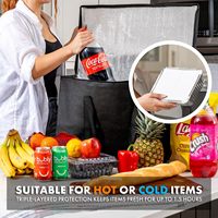 Sac isotherme alimentaire imperméable personnalisé avec logo, vente en gros, grande capacité, réutilisable, sac isotherme, sac thermos