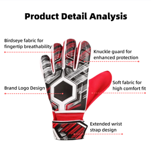 Recién llegado, guantes de portero de protección de dedos de látex para uso de portero de fútbol - Product Image 2