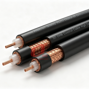 Câble coaxial <span class=keywords><strong>RG213</strong></span>/<span class=keywords><strong>U</strong></span> de haute qualité 50 Ohms, isolant PVC blanc, gaine PVC noire pour communication-radiation optique - Product Image 3