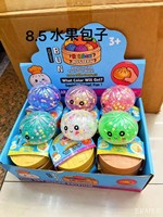 En stock : Boules anti-stress géantes scintillantes en forme de boulette, jouet sensoriel Fidget, pour le soulagement du stress, à pincer et à presser, sachet surprise