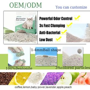 Venta al por mayor de fábrica: Compra a granel 4KG de arena aglomerante de bentonita de sodio en forma de bola, altamente absorbente para gatos. - Product Image 4
