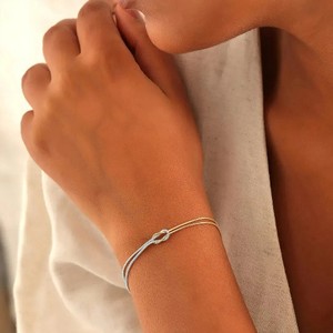 Pulsera de Acero Inoxidable Antideslustre para Mujer, Regalo de Cumpleaños para Mejores Amigas, Colegas, Maestras, Graduación, Venta al Por Mayor - Product Image 4