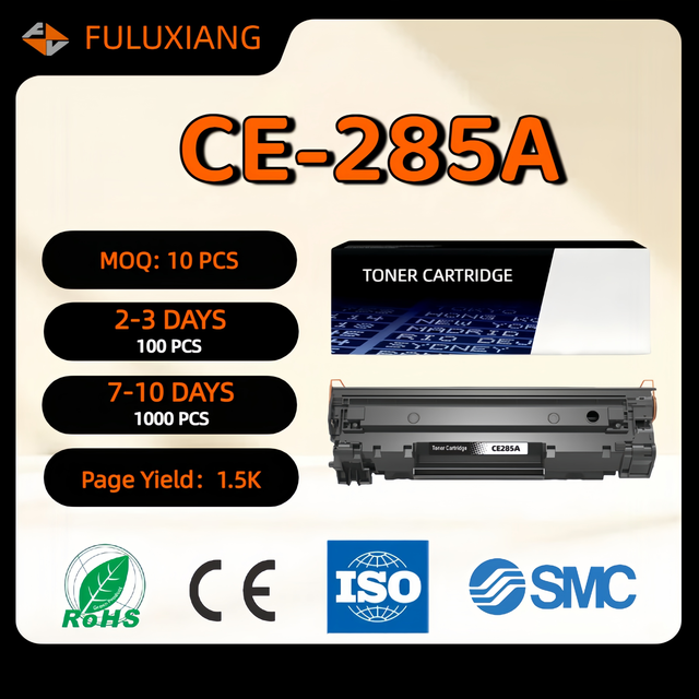 FULUXIANG Compatible CE285A CE285X 85a 285a 285X 85X Printer Toner Cartridge for HP Laserjet 1102 1102W