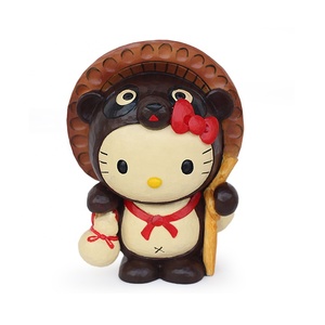 Artesanía de resina de dibujos animados personalizada escultura animal Japón gato estatua alcancía caja de dinero para decoración adornos - Product Image 5