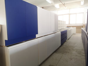 RTA-mueble de cocina lacado, Base de Color, armario de pared - Product Image 3