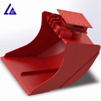 Godet rotatif pour excavatrice, godet rotatif à 360 degrés pour drainage, creusement de fossés, finition de pentes, CE ISO, directement de l'usine