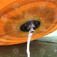 Jouets aquatiques pour 6 personnes, 10 pieds, UFO volant fou, gonflable, remorquable, UFO tournant, bateau disco pour le plaisir aquatique en plein air