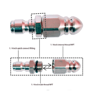 <span class=keywords><strong>Buse</strong></span> <span class=keywords><strong>de</strong></span> jet <span class=keywords><strong>d</strong></span>'égout <span class=keywords><strong>de</strong></span> nettoyeur haute pression avec mini <span class=keywords><strong>buse</strong></span> <span class=keywords><strong>de</strong></span> jet <span class=keywords><strong>d</strong></span>'égout durable compacte en acier inoxydable, <span class=keywords><strong>buse</strong></span> <span class=keywords><strong>de</strong></span> <span class=keywords><strong>tuyau</strong></span> <span class=keywords><strong>de</strong></span> jet <span class=keywords><strong>de</strong></span> vidange sous pression - Product Image 4