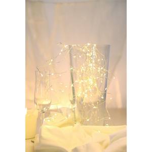 Guirnalda - guirlande lumineuse LED de 1,9 m, design argenté, indice de protection IP20, idéale pour la décoration intérieure et les fêtes. - Product Image 1