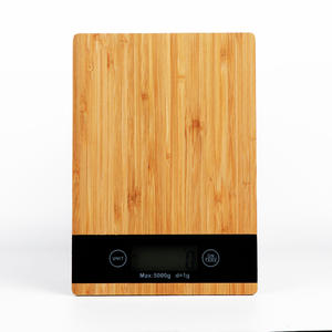 Balance de cuisine multifonctionnelle en bambou plat, haute précision, format de poche, pour ingrédients et herbes - Product Image 2