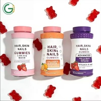 Gummies pour cheveux, peau et ongles très vendus, gummies à la biotine avec collagène et kératine pour adultes
