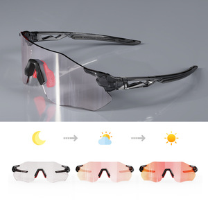 Photochromic Sports Sunglasses TR90 Frameless 100% UV Protection Cycling Motorcycling Running Football Basketball Fishing Golf - Product Image 2