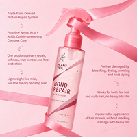 Semprotan Rambut Penguat & Perbaikan Ikatan Keratin Panthenol Beraroma Beras dengan Logo Kustom untuk Rambut Kering, Mengembang, dan Diwarnai