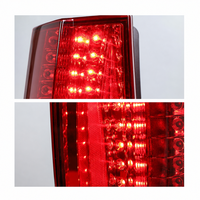 Ensemble de feux arrière LED 6000K 100W avec clignotants séquentiels pour Yukon Tahoe Suburban 2007-2014