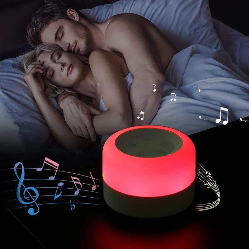 Portable White Noise Sound Machine Baby Sleep Aid Alarm Clock Night Light for Sleeping