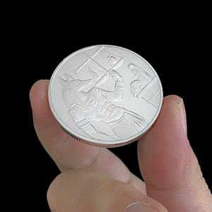 Egitto Anubis morte dio 40mm lega moneta UV stampato Desktop moneta commemorativa per sport e moda per souvenir e regali - Product Image 3