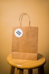 Durable Hot Sales Wholesale Custom Printed Eco Friendly Low Moq Kraft Paper <b>Bag</b> - Product Image 4