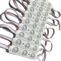 Module LED 3 LED 12V 1.5W SMD 2835 étanche avec lentille, injection de signe lumineux, blanc 7015 10000K
