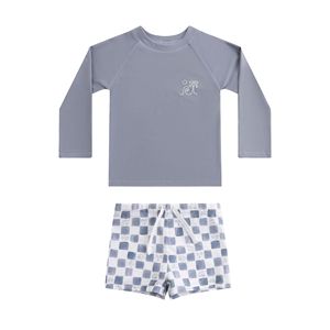 Conjunto de Ropa de Verano para Niños, <span class=keywords><strong>Camiseta</strong></span> de Manga Larga y Pantalones Cortos, Traje de Playa Informal, Conjunto de Dos Piezas para Niños Pequeños, Ropa Suave para Bebés - Product Image 5