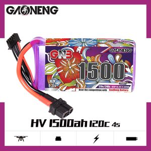 GAONENG GNB 4s 1500MAH 15.2V 120C XT60 HV高压LiHV无人机FPV轻量级比赛赛车包 - Product Image 3