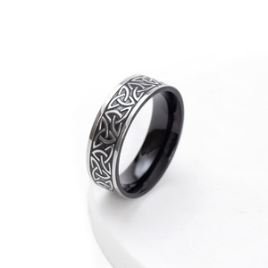 Anillo vikinga, anillos de acero inoxidable RI10 vikingo/CELTA Vikingo, martillo thoras, anillo celta de acero inoxidable Bague - Product Image 3