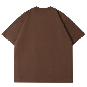 Camiseta Lisa de Manga Corta para Hombre, 280 Gramos, Venta al por Mayor, Personalizable, 100% Algodón, Lisa, Talla Grande - Product Image 2