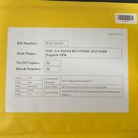 SQL Server 2025 Standard DVD Pack avec Activation Mondiale en Ligne Clé de Licence Système d'exploitation de Haute Qualité en Stock Expédition Rapide