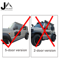 Pour Suzuki Jimny 2018+ 5 portes, coussin de protection pour accoudoir de porte de voiture, support latéral pour coudes, tapis de rangement, accessoires intérieurs